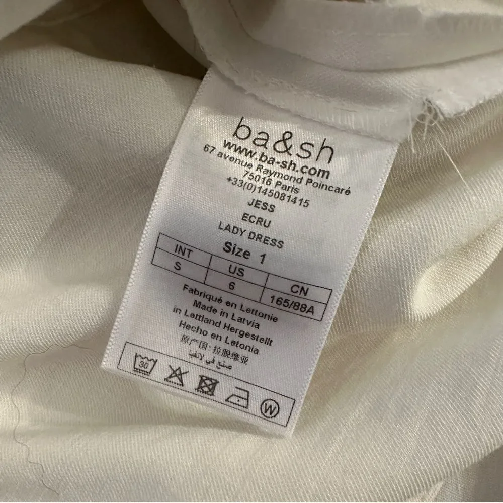 BA&SH Jess ecru lady dress